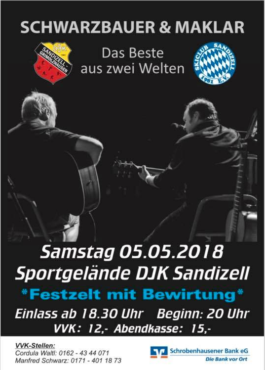 Tickets für Konzert Schwarzbauer & Maklar am 05.05.2018
